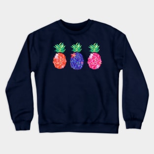 Floral Pineapples Crewneck Sweatshirt